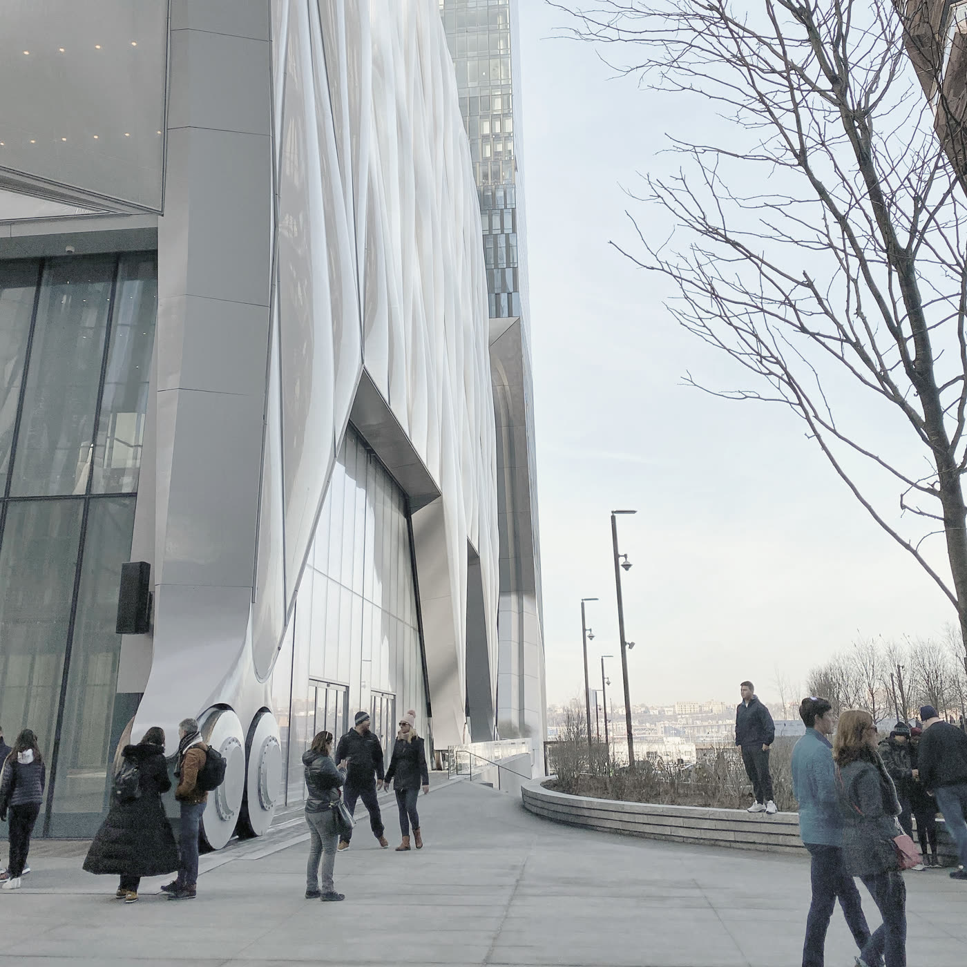 A building on wheels, still deciding what it wants to be